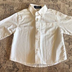 Izod Kids White Button-Down Shirt